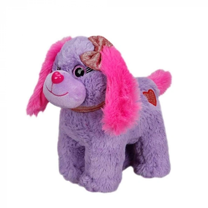 Peluş Köpek Oturan Renkli 25 Cm 1 Adet Fiyatıdır