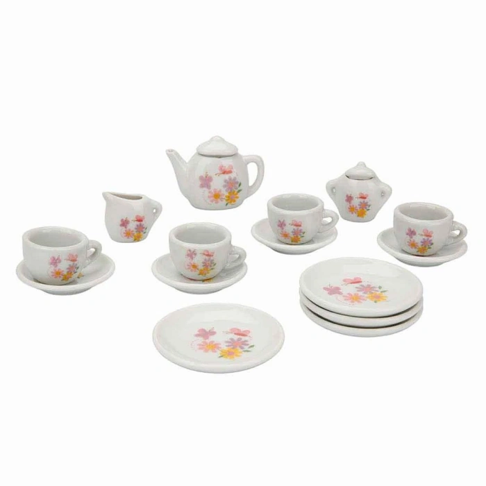 Porselen Çay Takımı 17 Parça 1 adet