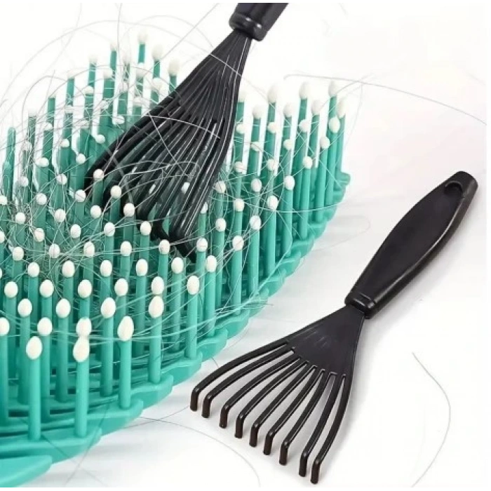 Pratik Saç Fırçası ve Tarak Temizleme Aparatı 2 Adet