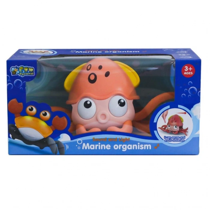 Çocuk QC 1Y Sesli Işıklı Sensörlü Şarjlı Yengeç -HalitCan Oyuncak