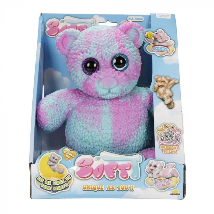 S01012331 FİGÜR SOFT BEAR DELUX KARAN PARLAYAN-SUN