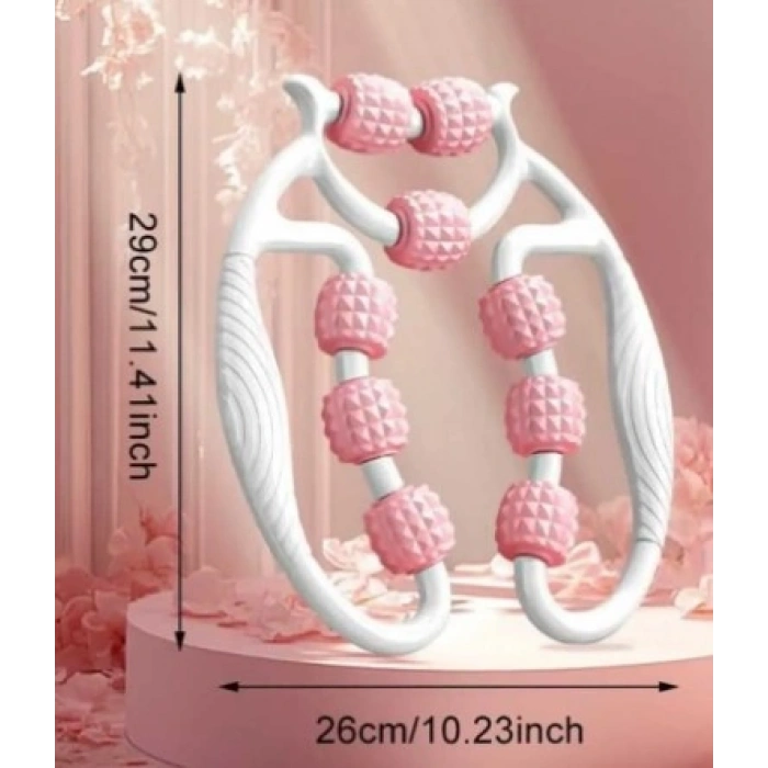 Selülit Masaj Aleti 9 Tekerlekli Lenf Drenaj Rulosu