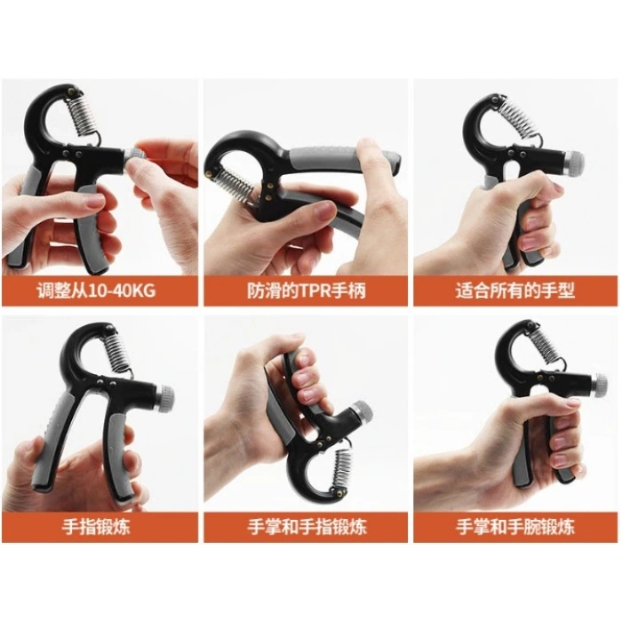 Sertlik Ayarlı El Yayı Ayarlanabilir Bilek Kas Güçlendirme Aleti 10-60 Kg