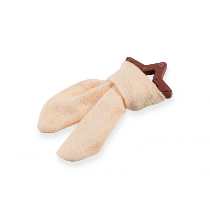 Silikon Diş Kaşıyıcılı Müslin Önlük 736 Somon