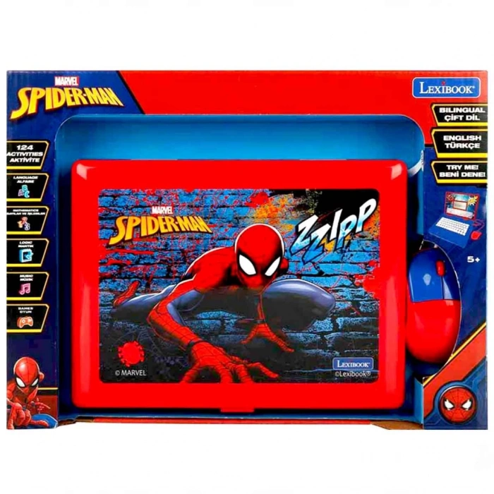 Çocuk Spiderman İngilizce Türkçe Laptop
