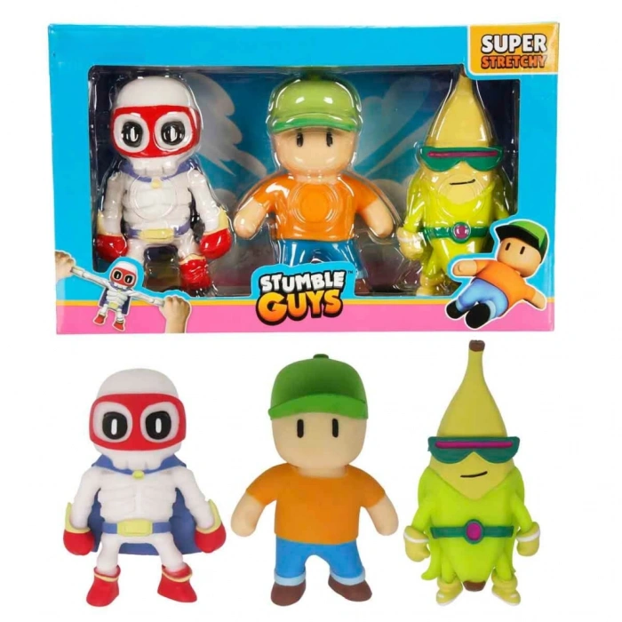 Stumble Guys 3’lü Stretch Figür Seti