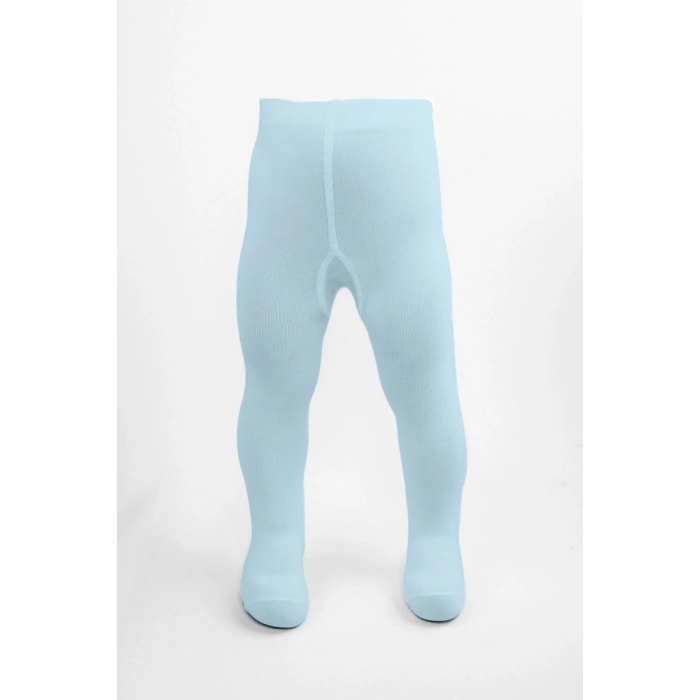 Tekli Düz Külotlu Çorap 50104 Mavi