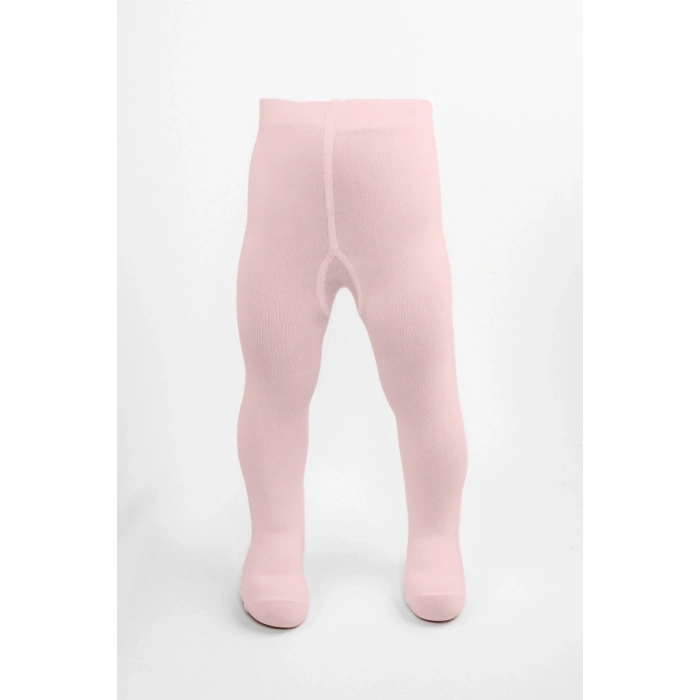 Tekli Düz Külotlu Çorap 50104 Pembe