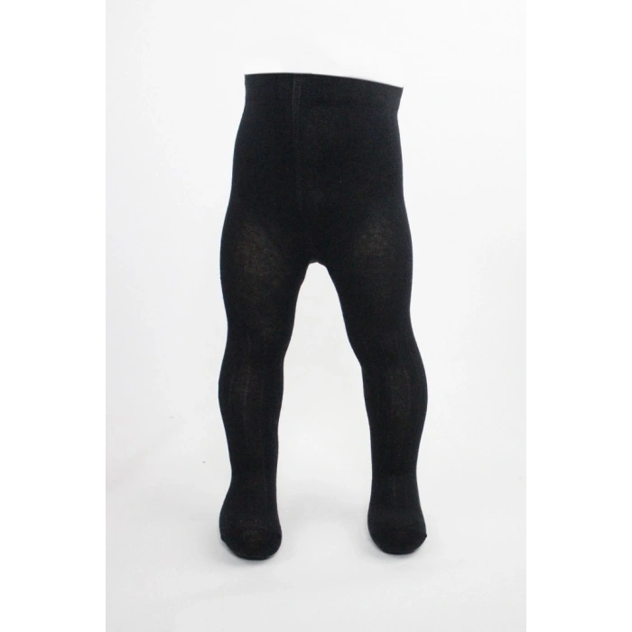 Tekli Düz Külotlu Çorap 50104 Siyah