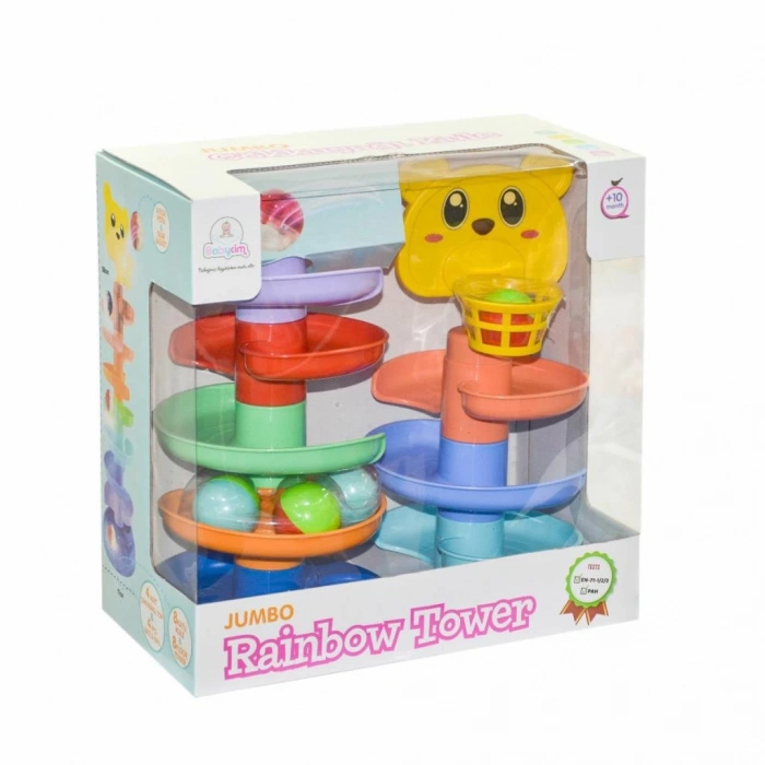 Çocuk URT021-001 Jumbo Gökkuşağı Kule -Birlik