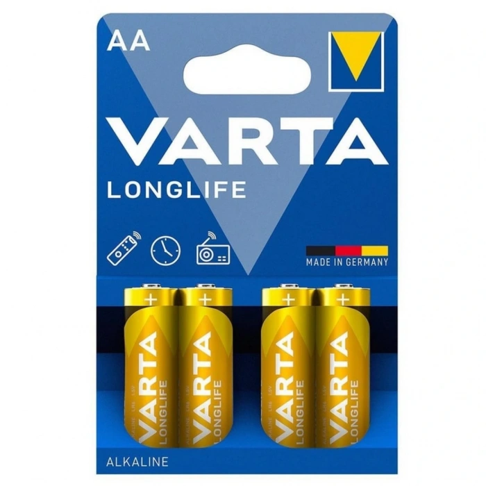 Varta Longlife AA 4lü Alkalin Kalem Pil