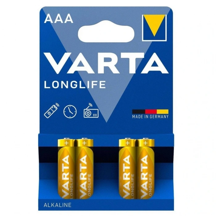 Varta Longlife AAA 4lü İnce Kalem Pil