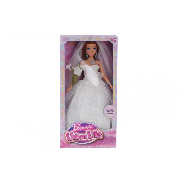 WG-661048 KUTULU 29CM GELİNLİKLİ BEBEK