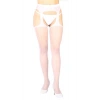 Beyaz Özel Bölgesi Açık Fantazi Külotlu Çorap TM1054