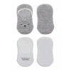 Eğitici Oyuncak Bistyle 2Li Babet Cute Face Penye Çorap BS30103 Gri Beyaz