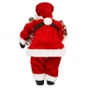 Hediye Paketi Taşıyan Noel Baba Dekoratif Biblo 45 cm