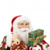 Hediye Paketi Taşıyan Noel Baba Dekoratif Biblo 45 cm