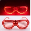 Kırmızı Led Işıklı Parti Gözlüğü - Şerit Gözlük 3 Modlu