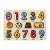 Çocuk Eğitici Oyuncak 130444 Ahşap Raptiyeli Puzzle Saat