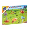 Çocuk Ahşap Tutmalı Bahçe Malzemeleri Puzzle