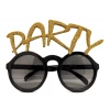 Eğitici Çocuk Altın Simli Party Yazılı Parti Gözlüğü Show 15x7 cm