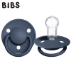 Eğitici Çocuk Bibs De Lux Silikon Emzik 0-36 Ay Steel Blue