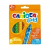 Çocuk Carioca Jumbo Bebek Yumuşak Pastel Boya 8li