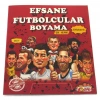 Çocuk Efsane Futbolcular Çıkartmalı Maskeli Boyama Kitabı