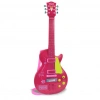 Elektronik Tuşlu ve Telli Askılı Pembe Gitar, Çocuk Gelişimi İçin Eğitici Müzik Aleti