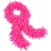 Eğitici Oyuncak Fuşya Renk Kabarık Kalın Otriş Boa Tüy 6 cm Genişlik 180-200 cm Uzunluk