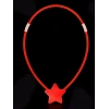 Çocuk   Glow Stick Yıldız Kolye - Glow Kolye - Glow Stick Partisi Yıldız Kolye 6 Adet