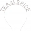 Çocuk Gümüş Kaplama Kristal Taşlı Team Bride Taç 16x17 cm