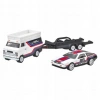 Eğitici Çocuk Hot Wheels Car Culture Team Transport DMC DeLorean & HW Rally Hauler Diecast Car