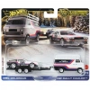 Eğitici Çocuk Hot Wheels Car Culture Team Transport DMC DeLorean & HW Rally Hauler Diecast Car