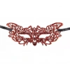 Kırmızı Dantel Masquerade Maskesi 9 No