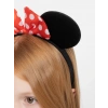 Eğitici Oyuncak Kırmızı Fiyonklu Minnie Mouse Taç Fare Tacı Kafa Bandı