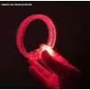 Eğitici Oyuncak Kırmızı Led Işıklı Baskı Yapılabilen Pilli Bileklik Bilezik 1,5 cm Genişlik