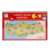 Çocuk LSH002 Siyasi Harita Puzzle -Laçokids