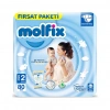 Çocuk Molfix Bebek Bezi Fırsat Paketi 2 Beden 3-6 Kg 80 Adet