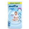 Çocuk Molfix Bebek Bezi Fırsat Paketi 4 Beden 7-14 Kg 62 Adet