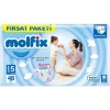 Çocuk Molfix Bebek Bezi Fırsat Paketi 5 Beden 11-18 Kg 48 Adet