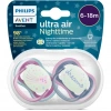 Çocuk Philips Avent Ultra Air Gece Emzik 6-18 Ay Kız