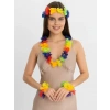 Hawaii Kolye Taç ve Bileklik Seti 4 Parça Renkli Aksesuar