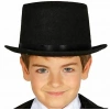 Çocuk Sihirbaz Şapkası Çocuk Boy Siyah Renk