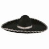 Sombrero Meksika Şapkası Mariachi Gümüş Şeritli Yetişkin ve Çocuk Uyumlu