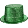 Yeşil Parıltılı Simli Fötr Silindir Parti Şapkası Eğlenceli ve Şık Tasarım