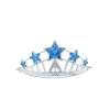 Çocuk Yıldız Şekilli Elsa Prenses Kraliçe Tacı Mavi Renk Çocuk Boy 5x17 cm