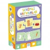 Sevimli Hayvanlar Eğitici Eşleştirme Puzzle 36 Parça