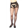 Siyah Özel Bölgesi Açık Fantazi Külotlu Çorap TM1078