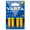 Varta Longlife AA 4lü Alkalin Kalem Pil